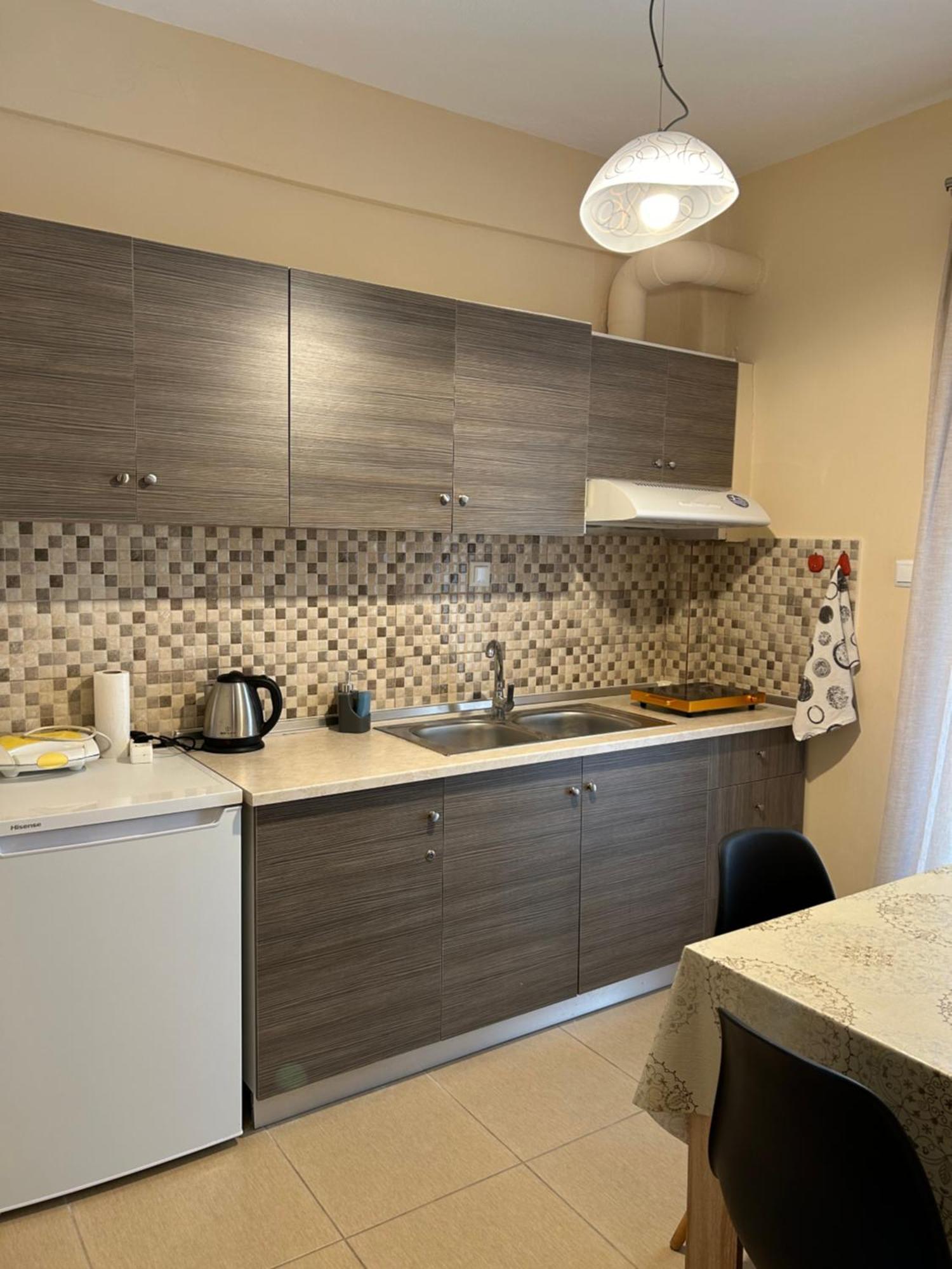 Appartamento E & F Sea View Flat Néa Péramos Esterno foto